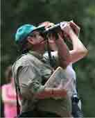 Birders birding Panama bird hotspot.